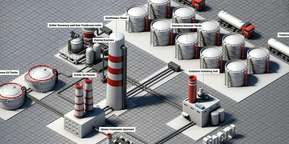 Industrial Scene Photorealistic Rendering